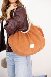 Round shopper with zipper BARRO