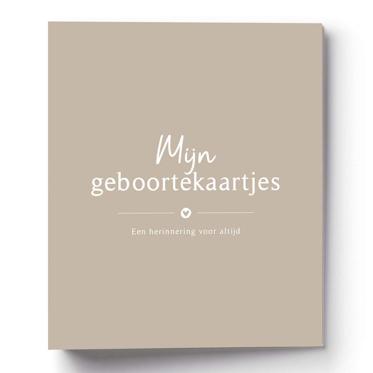Fyllbooks Aufbewahrungspaket Geburtsanzeigen Taupe A5