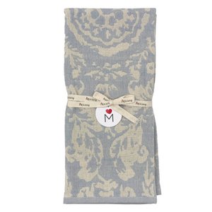 2er Set, Geschirrtuch blau