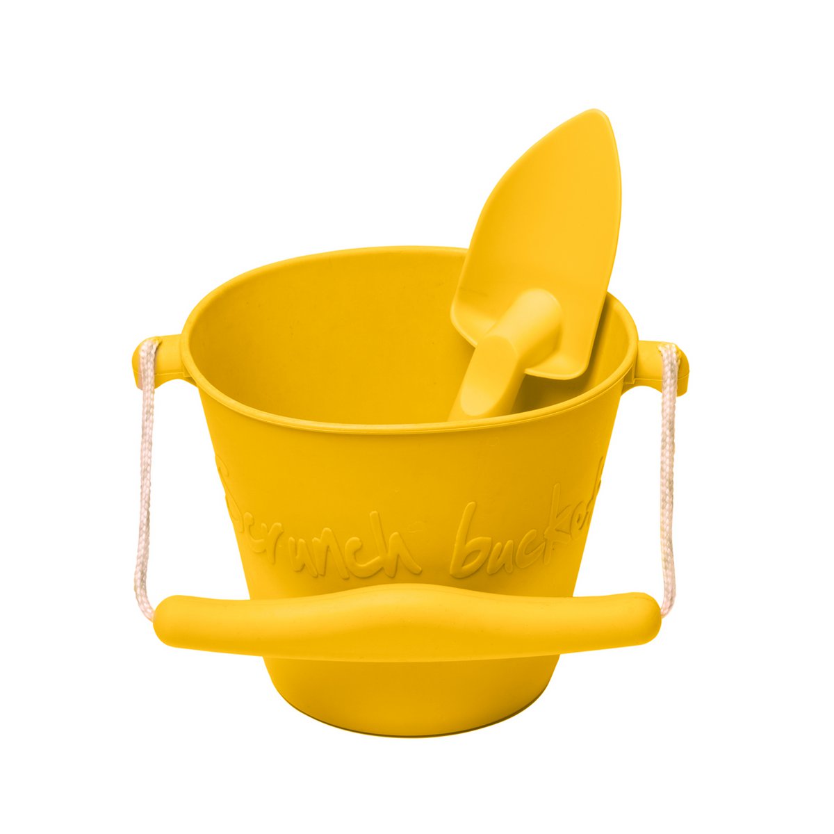Ensemble de seau et de bêche - jaune pastel