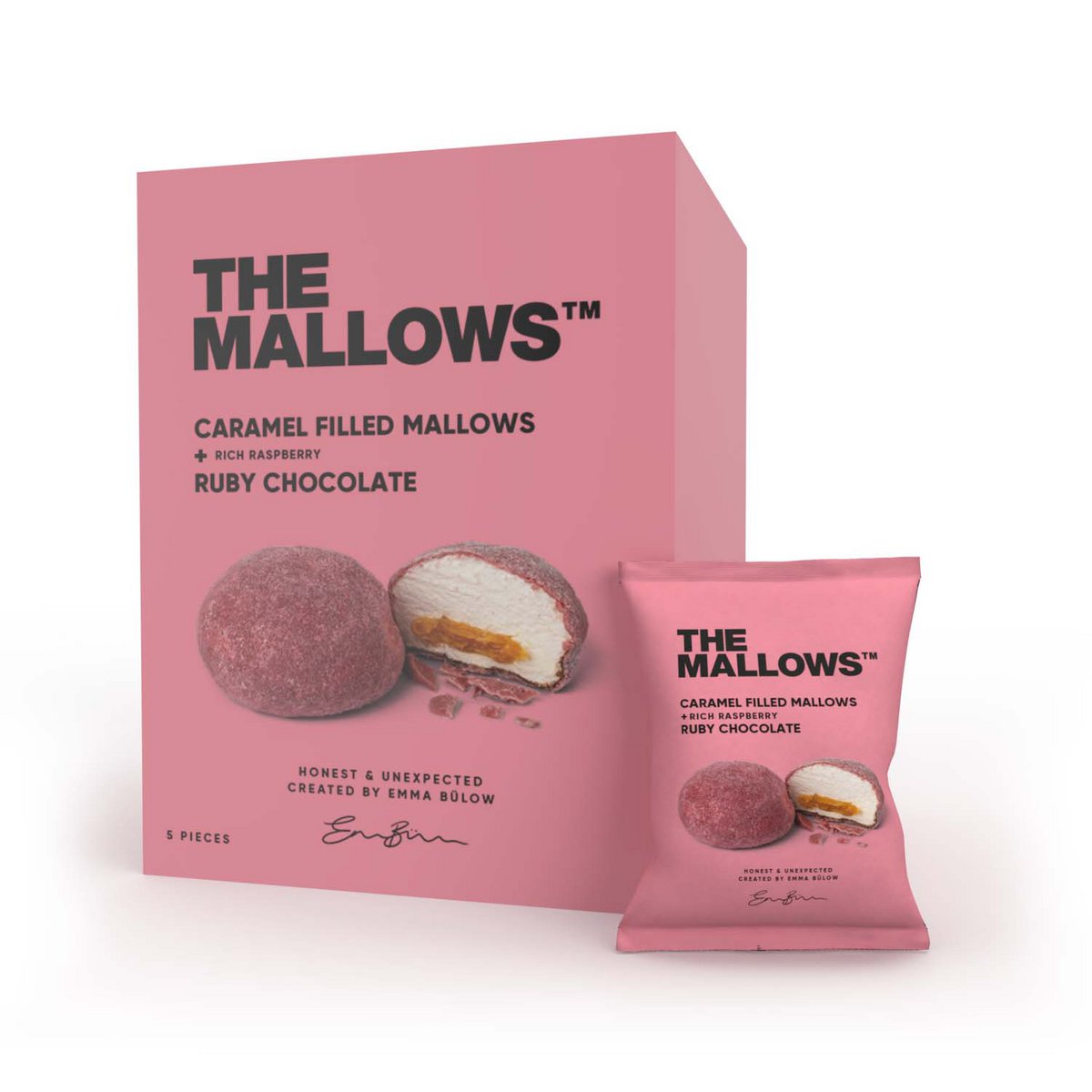 KARAMEL GEVULDE KAASJES + RUBY CHOCOLADEBOX - 5 STUKS