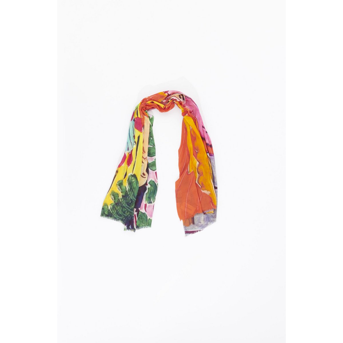 Bufanda Lana/Seda - Otra Cosa - Mujer en Silla - 4748