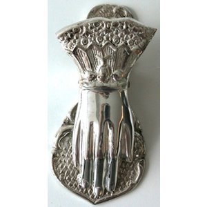 Hand clip Silver plated