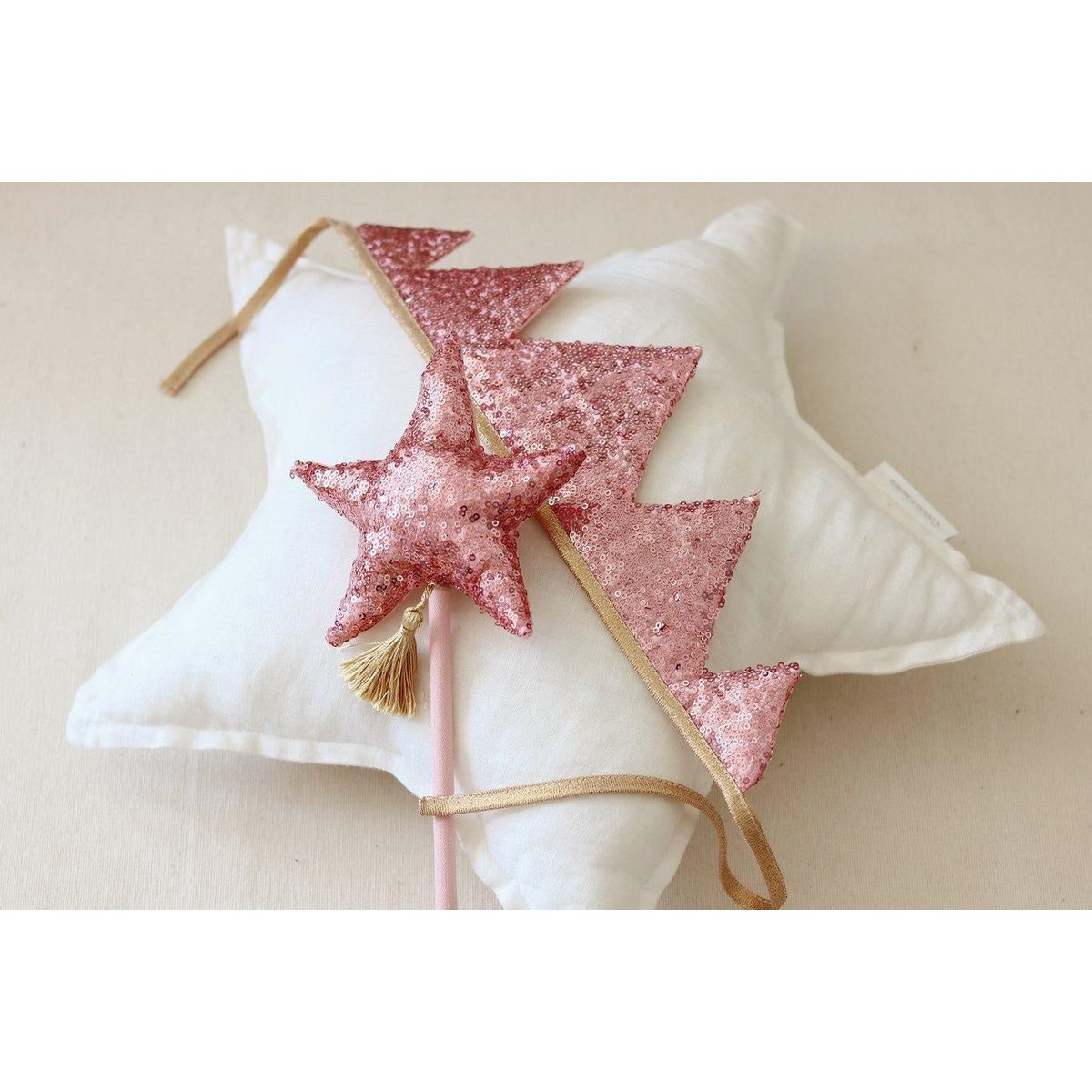 Kroon met "roze pailletten"