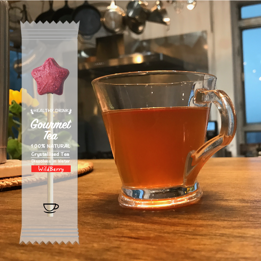 30 WildBerry Punch Tea-Pop Sticks (Without packaging and trays) Copy