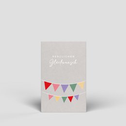 Midikaart - gefeliciteerd slinger - nr. 139