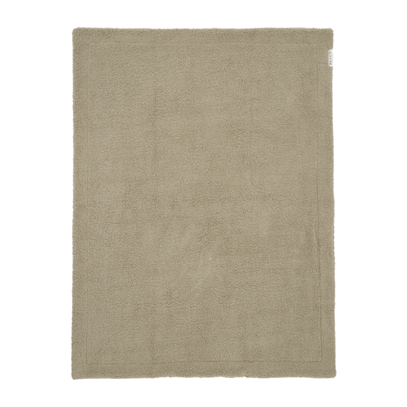Blanket Waffle Teddy Taupe