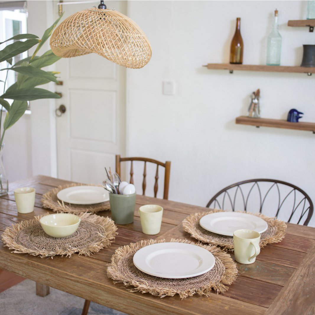 Lampa rattanowa | Klosz PADMA (2 rozmiary)