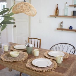 Rattan lampe | Lampeskærm PADMA (2 størrelser)