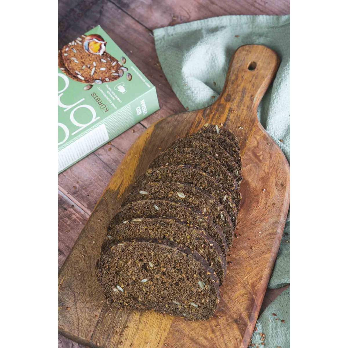 Gluten-free organic chestnut bread baking mix pumpkin