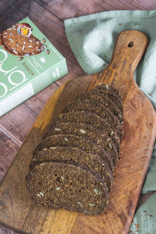Glutenfri økologisk kastanjebrød bageblanding græskar
