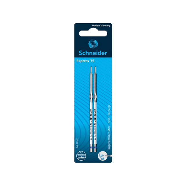 Refill Schneider Express 75 M blue, blister of 2 pcs.