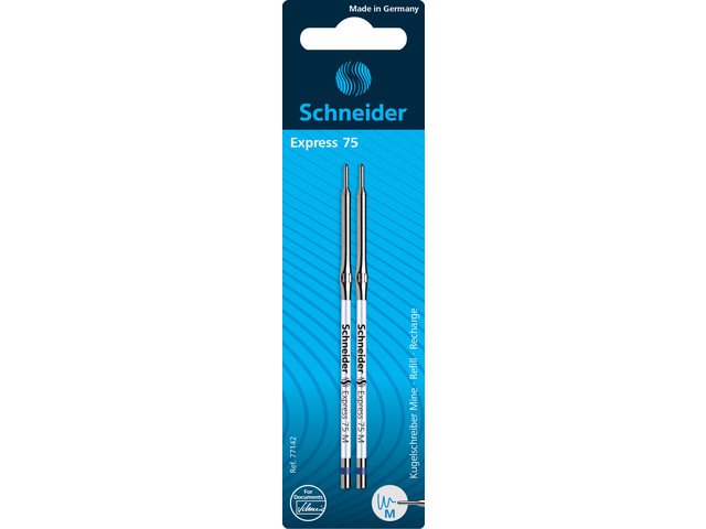 Refill Schneider Express 75 M blue, blister of 2 pcs.