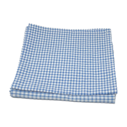 Kleine himmelblaue Gingham-Serviette – Marmara – 2er-Set