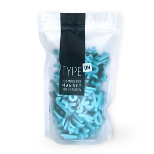 Moderne magnetische letters - Unieke kleuren