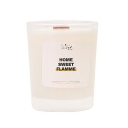 Scented candle: Home sweet flame