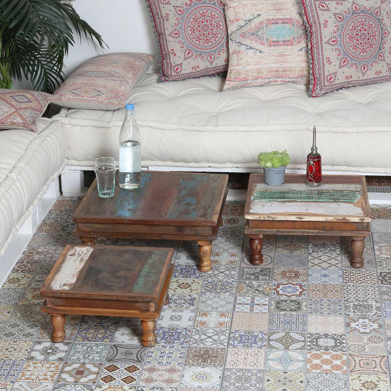 Shabby Chic table Siera set of 3