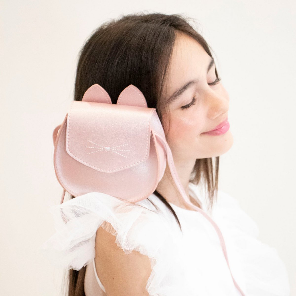 Leony-Cat shoulder bag - The sparkling and graceful cat
