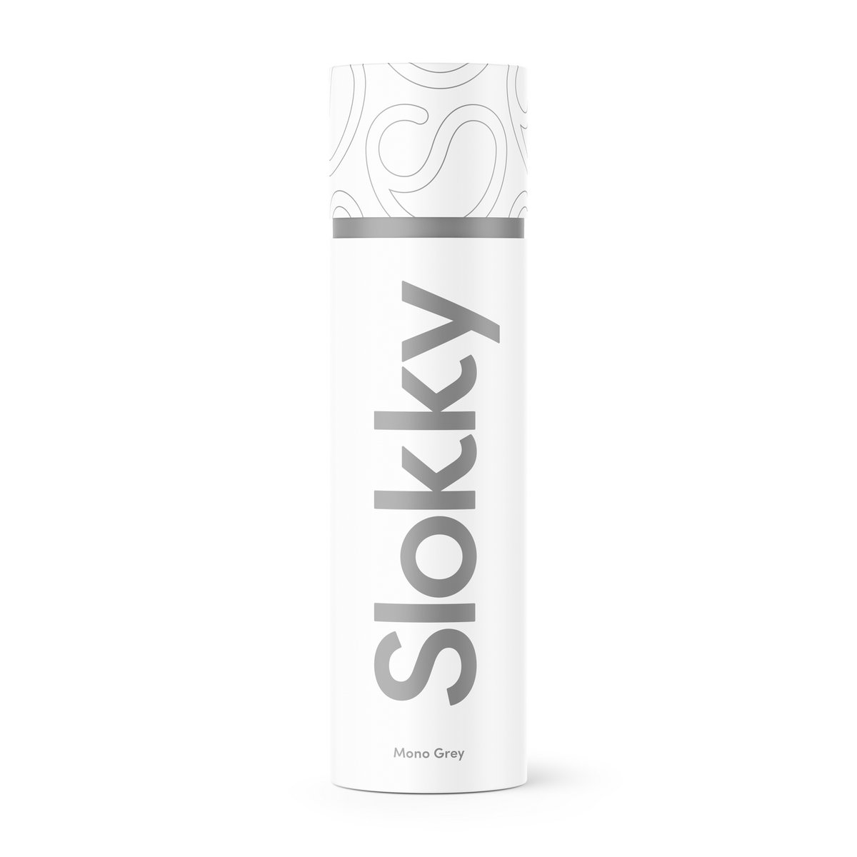 Slokky Mono Grey Bottle & Lid - 500ml