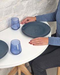 Halve maan uitschuifbare tafel Jubi diverse kleuren verkrijgbaar