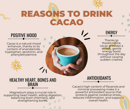 100% SINGLE ORIGIN DRINKING CHOCOLATE, BEAN TO CUP. CEREMONIAL CACAO.