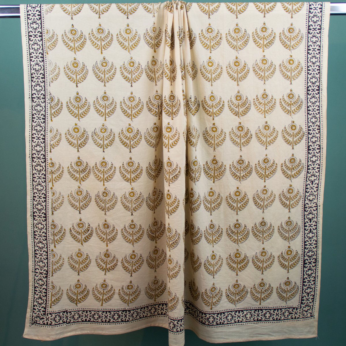 Pareo vert, Sarong, écharpe, serviette de plage, écharpe d'été, chiffon d'épaule, robe enveloppe, composé de coton 100%, imprimé avec des couleurs naturelles, fait à la main