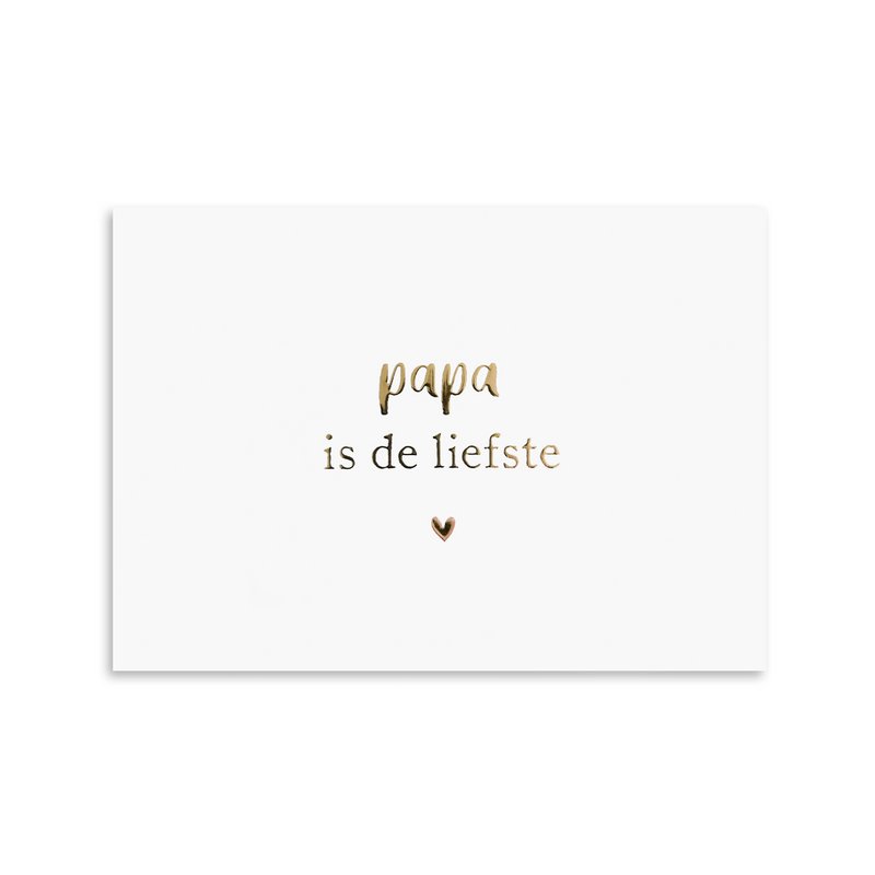 Card Daddy Dearest | gold foil