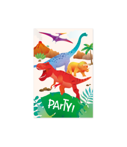 Invitation cards - Dino
