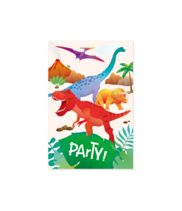 Invitation cards - Dino