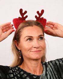 Headband - Reindeer red