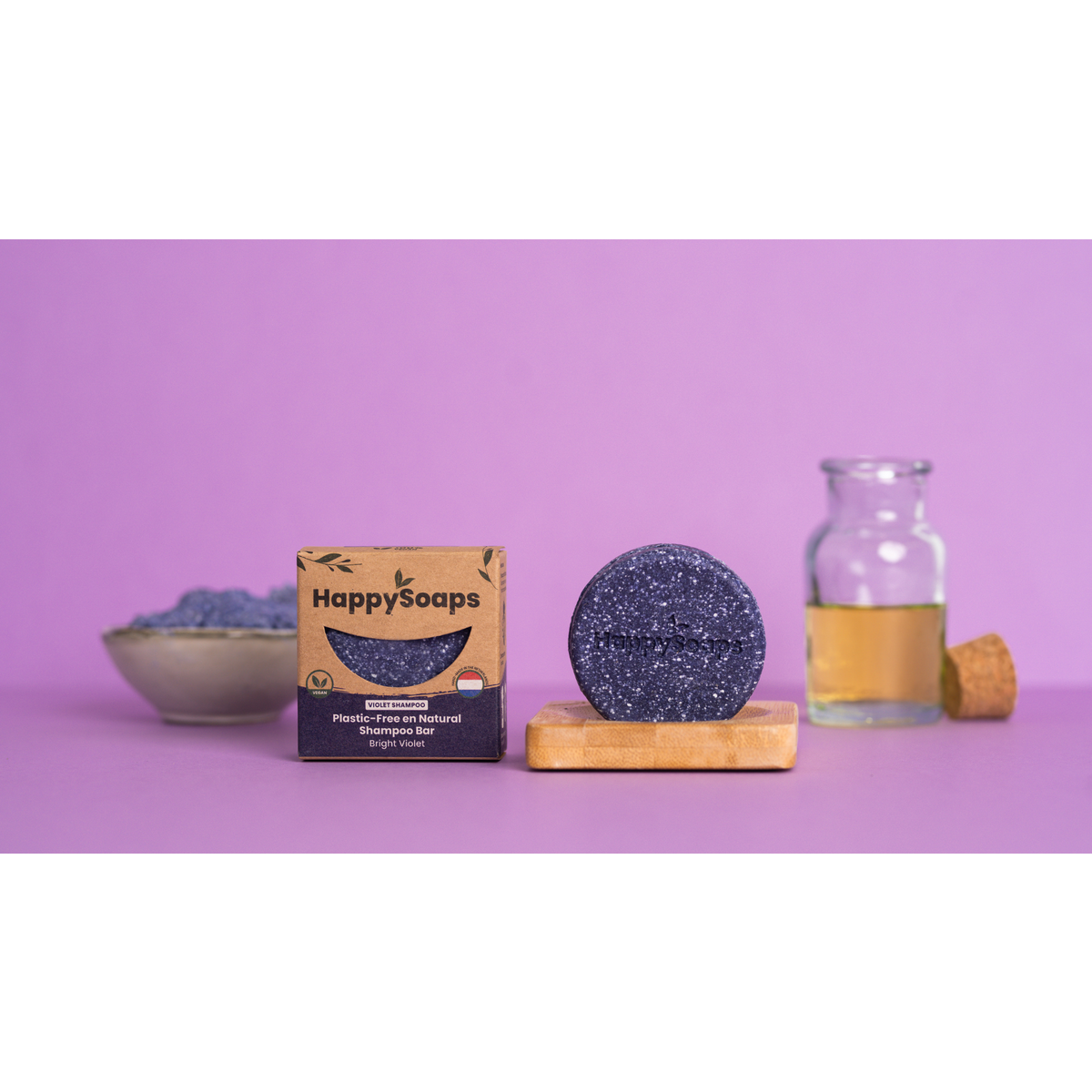 Silver Shampoo Bar - Bright Violet