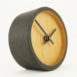 Table Clock Cylinder Carbo