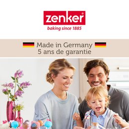Zenker Sort Metallic Udtrækkelig Bageplade 37 x 52 cm