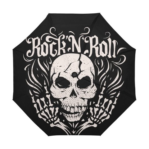 Rockn Roll Umbrella Black