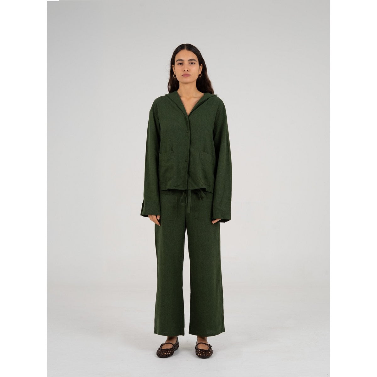Grinch Green Linen Pants