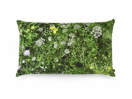 PRATO ALPINO - cuscino imbottito con buccia di grano saraceno - 50x30 cm