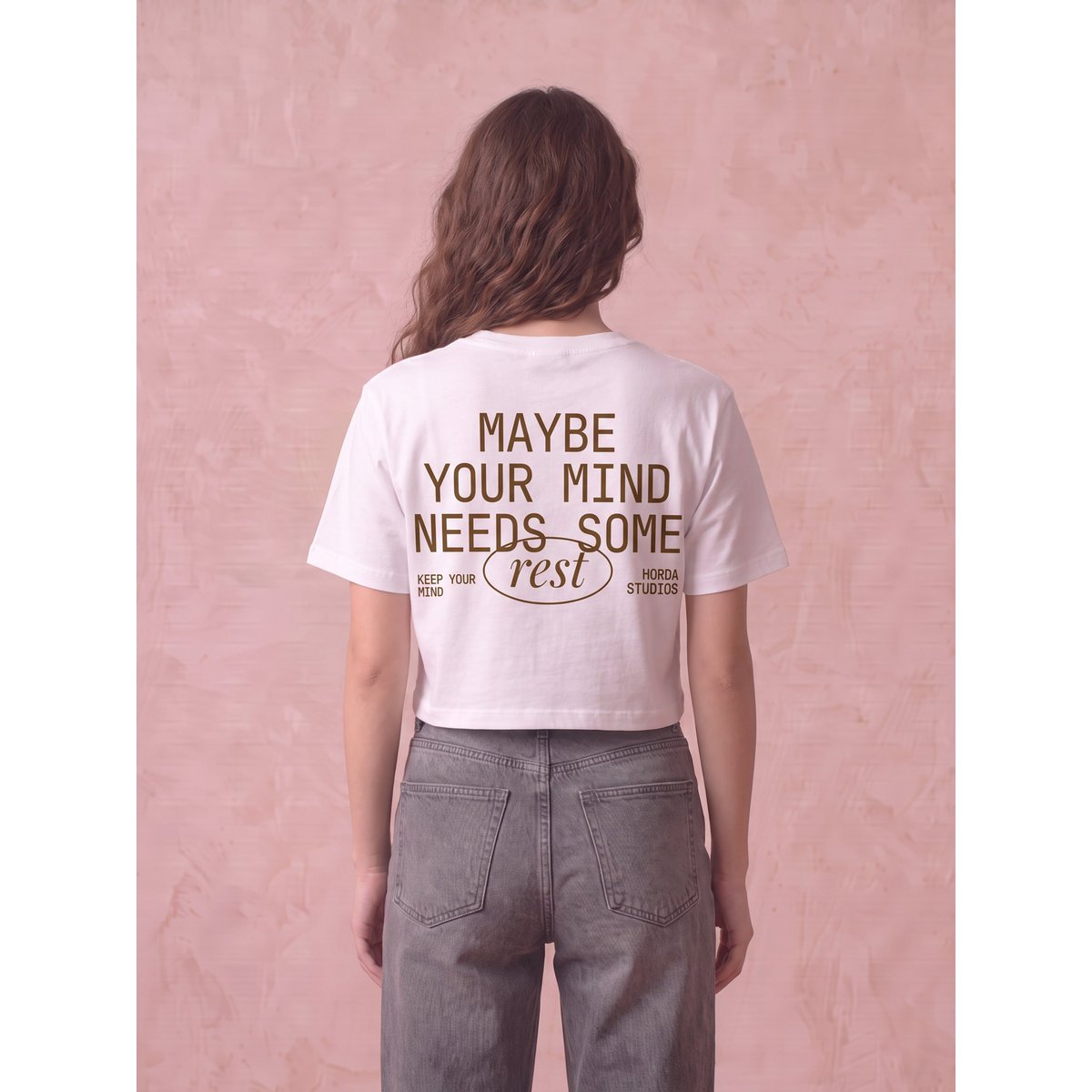 T-shirt Bijgesneden Donna Rest