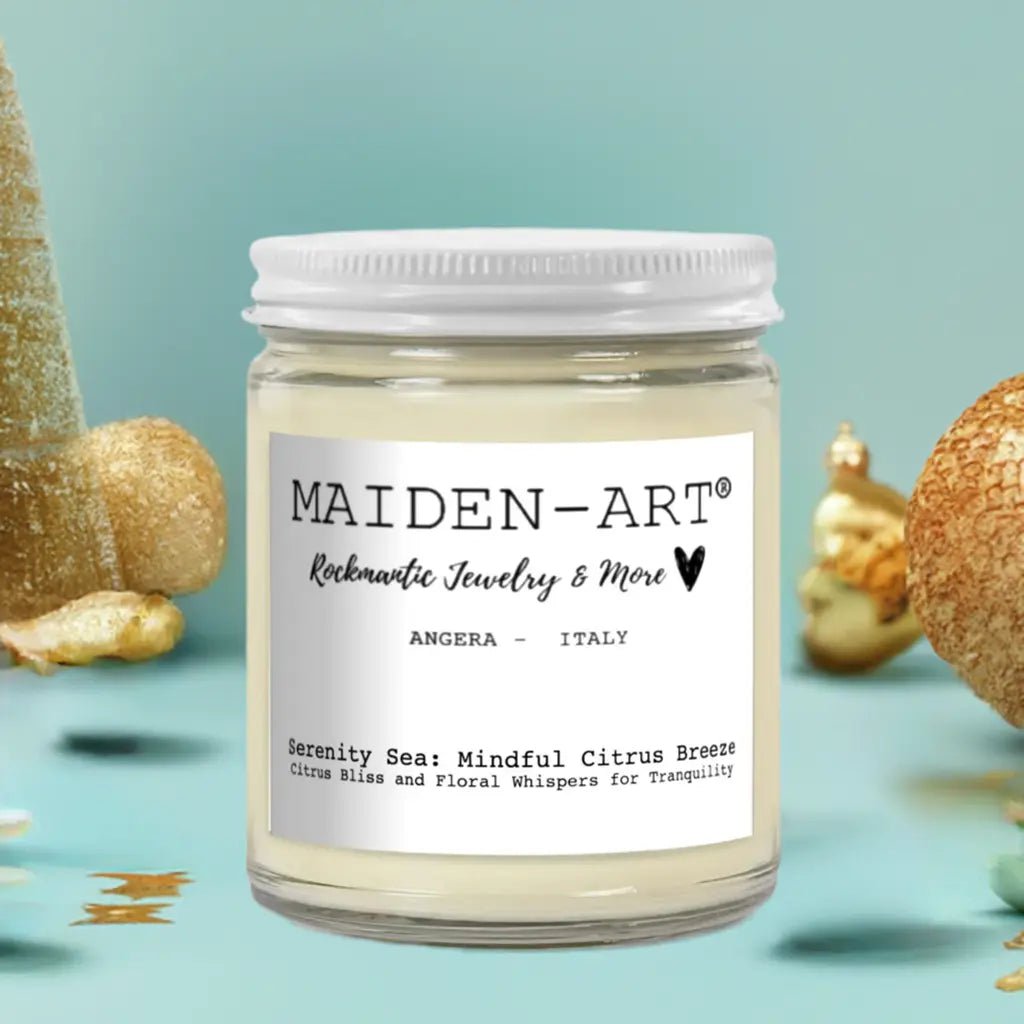Serenity Sea: Mindful Citrus Breeze - Świeca do uważności i medytacji