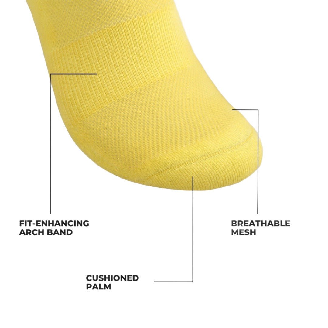 Sportliche Socken – Gelb