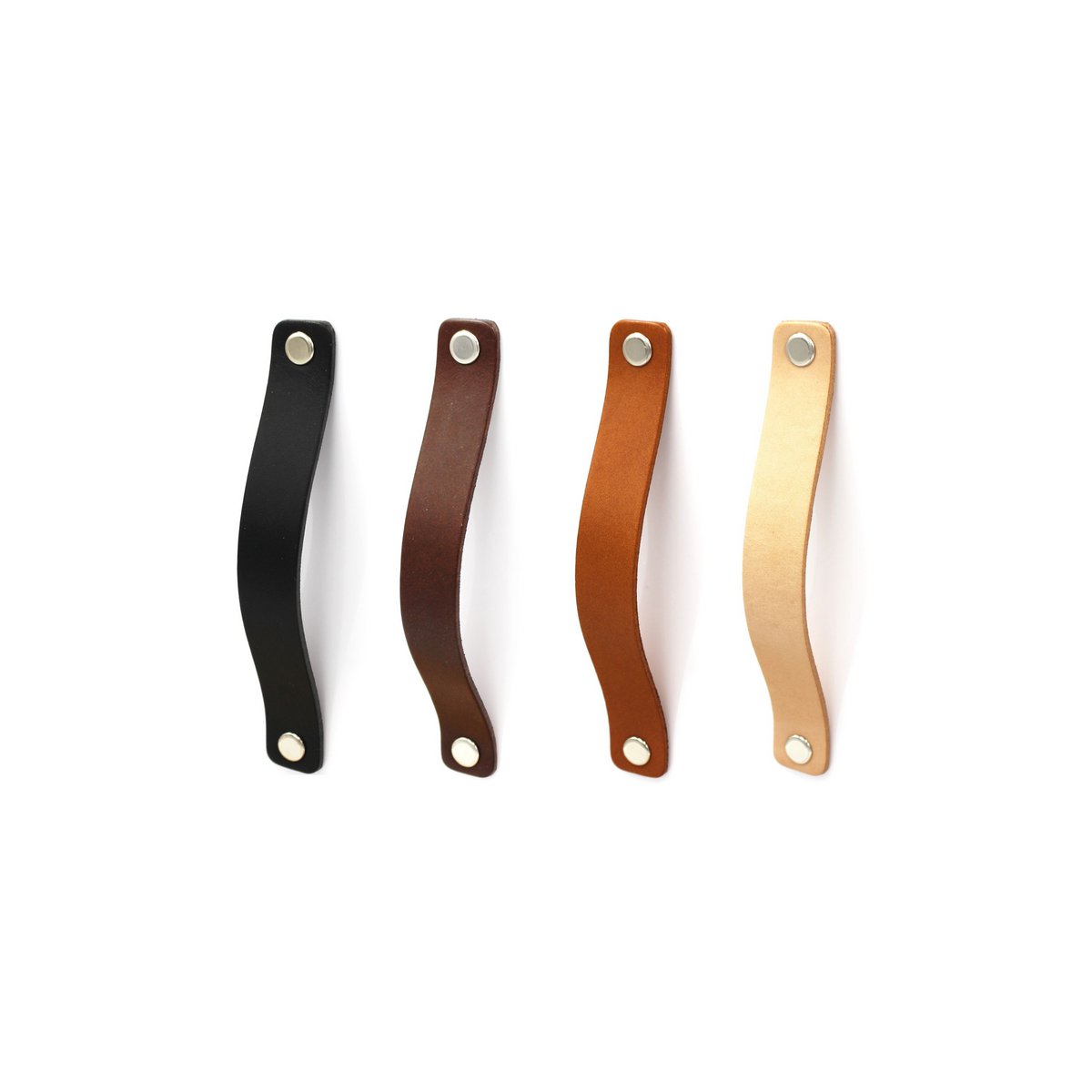 Leather furniture handles for hole spacing 128 mm