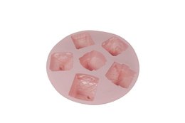 Moule à pâtisserie en silicone rose pastel maisons 26,5x6 cm Isabelle Rose