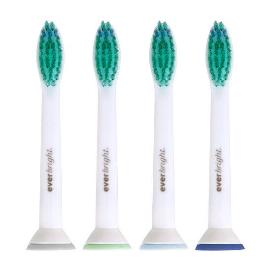 Everbright Pro Effect Standardowe główki szczoteczki sonicznej — opakowanie 4 szt