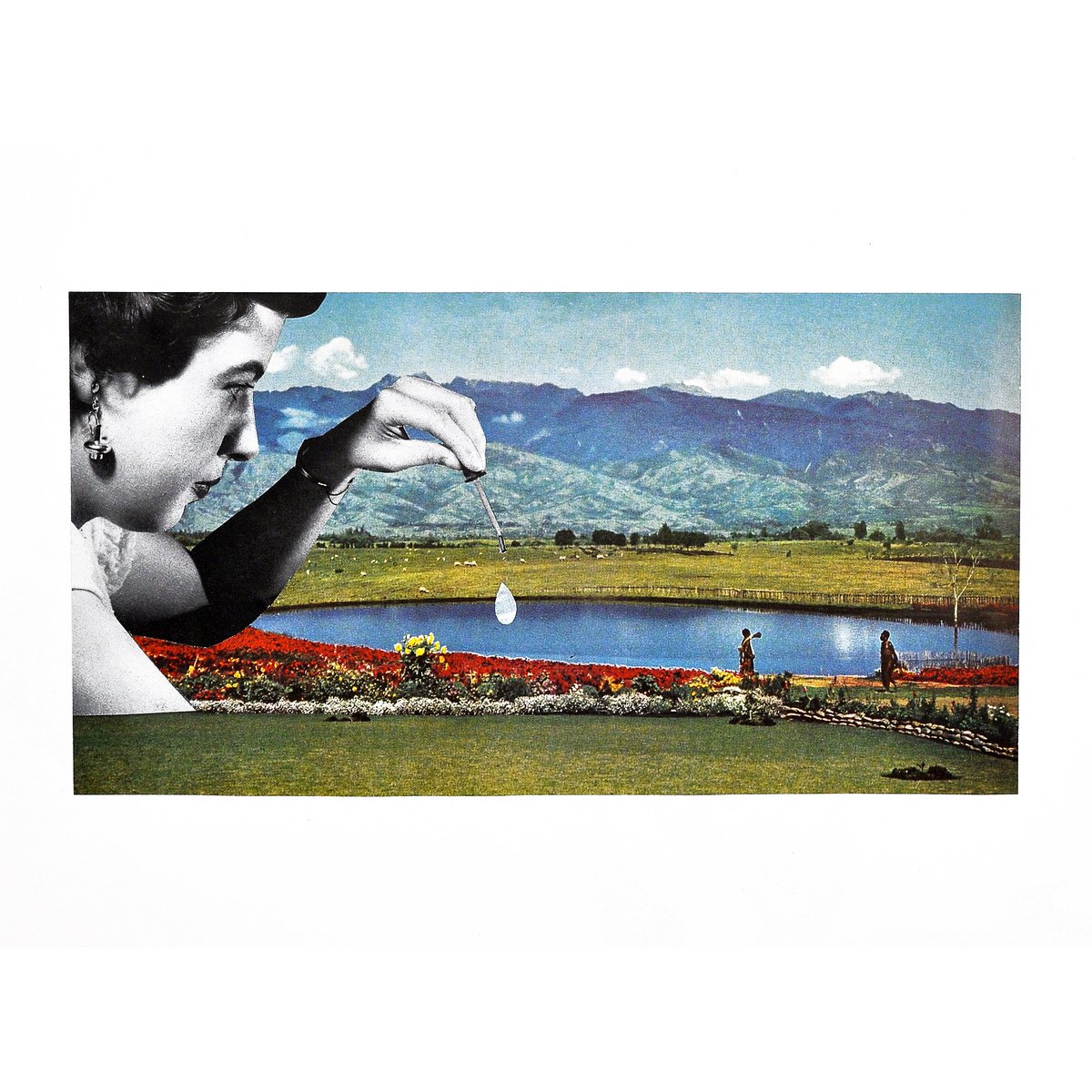 Vintage Surreale Collage – A4 Kunstdruck (Archivsammlung) 10 Stück