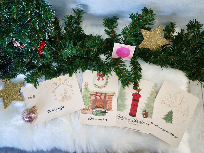 Christmas card “Birth of Jesus”