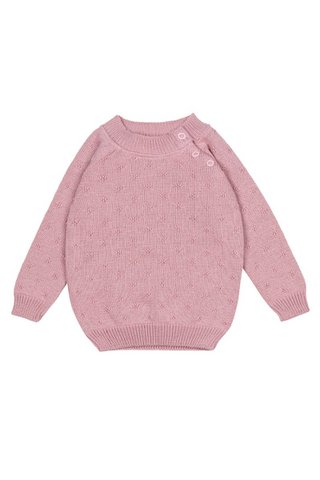 MADISON PINK children's cotton sweater