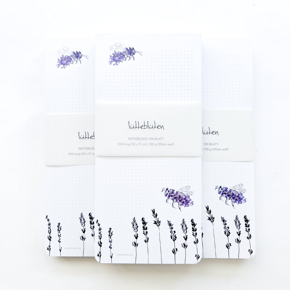 NOTIZBLOCK | Lavendelbiene