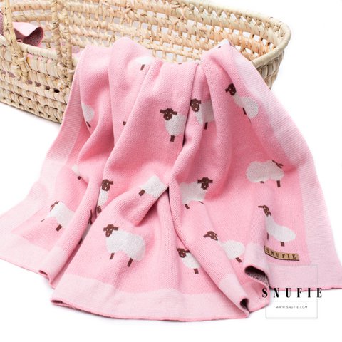 Babydecke | SCHAF | Rosa