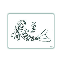 Herkleurbare placemat Emma de zeemeermin