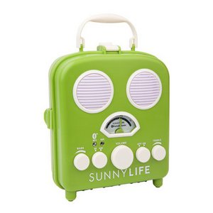 SunnyLife - Strandzubehör Bluetooth -Lautsprecher Strand klingt Olive - Groen