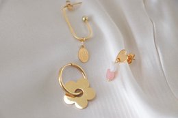 Herz-Ohrstecker – Gold
